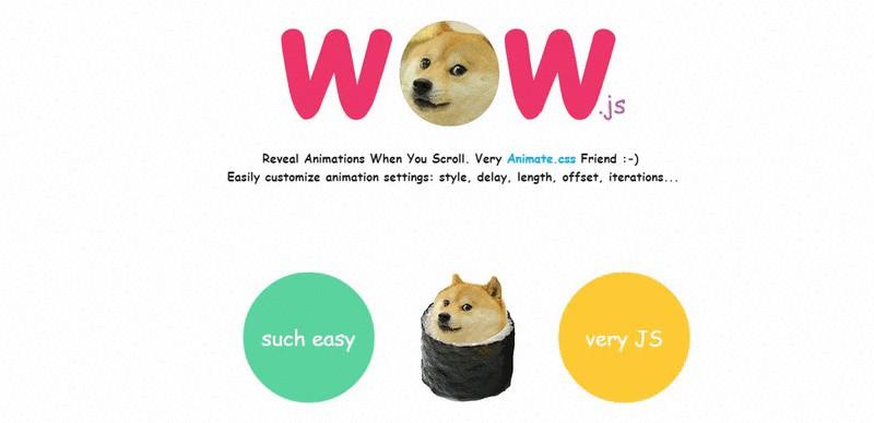 Reveal Animations When You Scroll with WOW.js